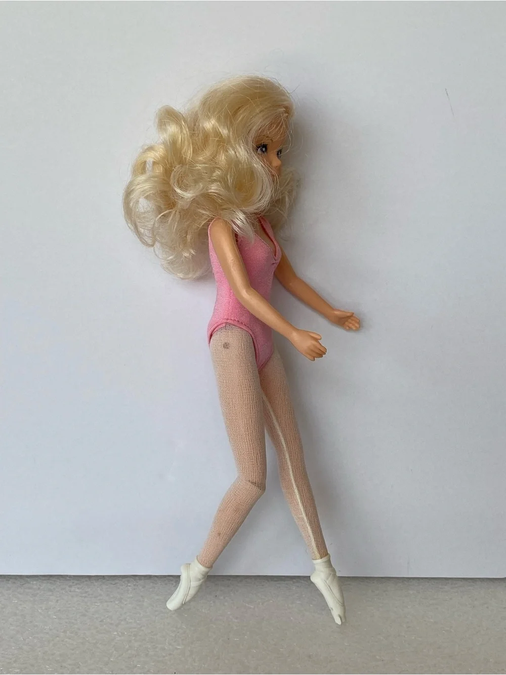 Vintage 1984 TOMY DREAM DANCER Ballerina Fashion Doll Blonde Rooted Hair
